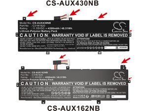 Baterie pentru Asus Bx430, Expertbook B5440fa, P5240ua-1a și altele, 4200 mAh, Li-Ion