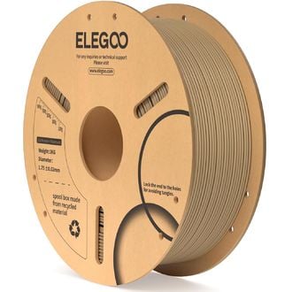 ELEGOO PLA+ -1.75mm-1KG-Cardboard Spool-Wood
