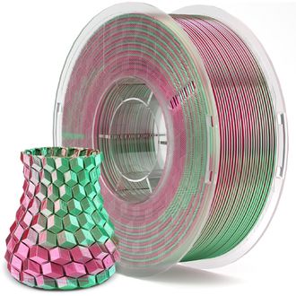 ELEGOO SILK PLA -1.75mm-1KG-Cardboard Spool-Silk Green Red