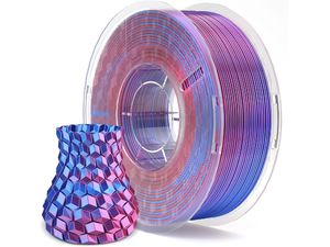 ELEGOO SILK PLA -1.75mm-1KG-Cardboard Spool-Silk Blue Purple