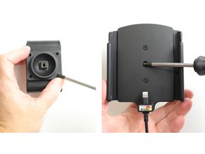 Brodit suport pentru Apple iPhone 11 Pro Max cu carcasă, l.80-94mm, grosime 9-13mm, cu încărcare ascunsă