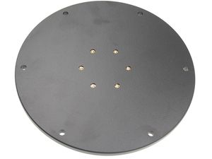 Brodit montážní podložka pro podstavec, průměr 200mm, 6 montážních otvorů, černá