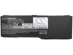 Baterie pro DELL Inspiron 1501, Inspiron 6400, Latitude 131L a další, 6600 mAh, Li-Ion