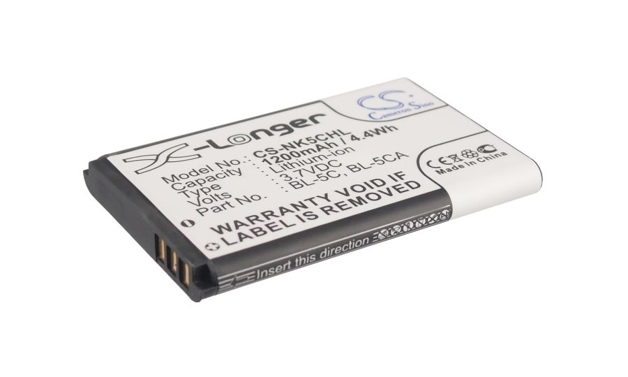 Akkumulátor a Nokia 1208, 1110, 2310 (ekv. BL-5CA) 1200mAh