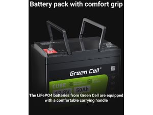 Green Cell LiFePO4 akkumulátor 12,8V 50Ah