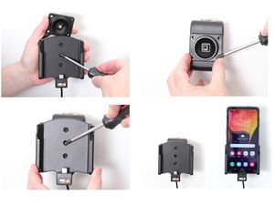 Brodit държач за Samsung Galaxy Xcover Pro SM-G715 без калъф, скрито зареждане