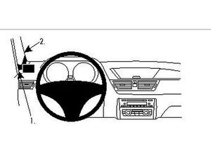 Brodit ProClip montážní konzole pro BMW X1 E84 10-15, vlevo na sloupek