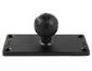 RAM Mounts Suport dreptunghiular pentru șuruburi sau buloane, 5 x 12,7 cm, cu boltă de 1,5", RAM-202U-25