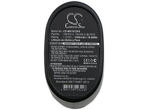 Akkumulátor Makita CL070, CL072, DF010, TD020, TD021, TD022 és másokhoz, 2500 mAh, Li-Ion