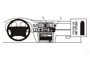 Brodit ProClip rögzítő konzol Opel Frontera 99-03