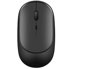 Mouse wireless Mobilly, ultra subțire, negru, ambalaj deteriorat