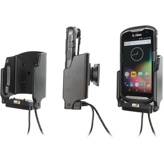 Brodit държач за Zebra TC51 / TC52 / TC56 / TC57 с оригинален калъф, скрито зареждане, USB Host