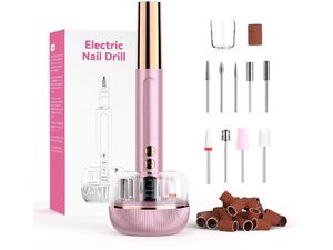 Inskam ND03, zestaw do manicure, USB-C, 500 mAh, 9 nasadek w opakowaniu