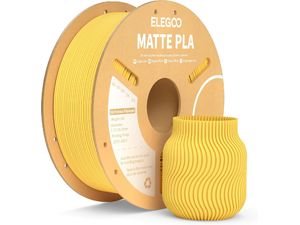ELEGOO PLA MATTE -1.75mm-1KG-Cardboard Spool-Sunshine Yellow