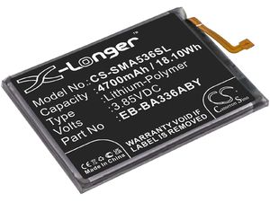 Baterie pentru Samsung Galaxy A33 5G, Galaxy A53 5G, Galaxy A53 5G 2022 și altele, 4700 mAh, Li-Ion
