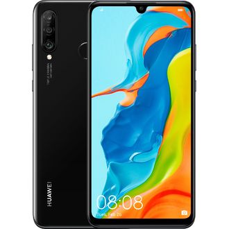 Huawei P30 lite 128GB, fekete