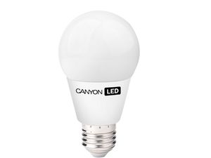 Canyon LED izzó, (50W egyenértékű) E27, kerek, 8W, 600 lm, semleges fehér 4000K