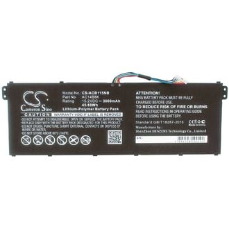 Baterie pentru Acer Aspire E3/E5/Es1/Nitro/Chromebook 11/13/15 și altele, 3000mAh, Li-Pol