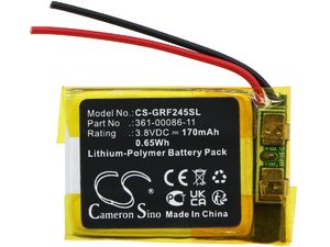 Baterie pentru Garmin Forerunner 245, Forerunner 245 Music, 170 mAh, Li-Pol