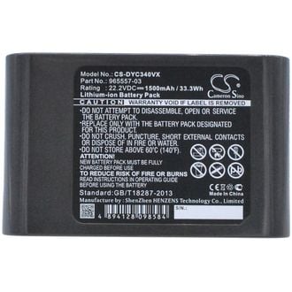 Baterie pentru Dyson DC31, DC34 (eq. 202932-02), 1500mAh