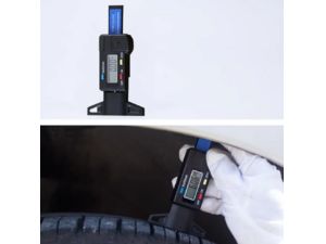 Digitální měřič dezénu pneumatik