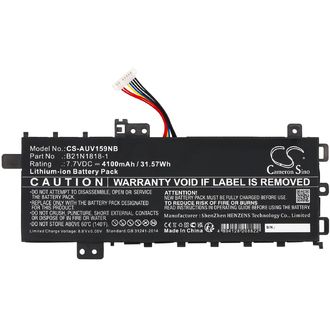 Baterie pentru Asus Expertbook P1, Vivobook 14, Vivobook 15 și altele, 4100 mAh, Li-Ion