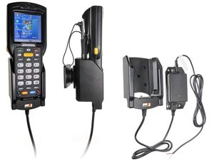 Brodit držák na Zebra/Motorola MC3200 bez pouzdra, se skrytým nabíjením