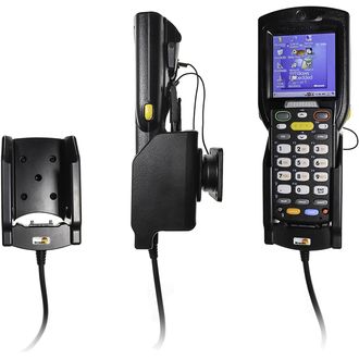 Brodit държач за кола за Zebra/Motorola MC3200 без калъф, със скрито зареждане