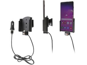 Brodit suport auto pentru Samsung Galaxy S10+ fără carcasă, cu brichetă/încărcare USB