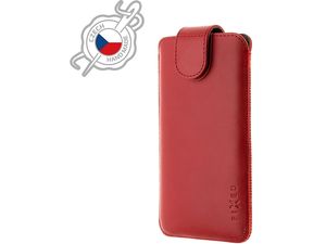 Husă din piele FIXED Posh Posh, mărimea 6XL+, roșu