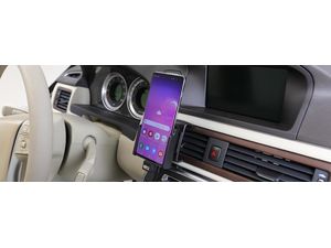 Brodit suport auto pentru Samsung Galaxy S10+ fără carcasă, cu brichetă/încărcare USB