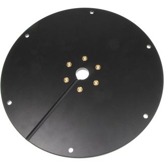 Brodit montážní podložka pro podstavec, průměr 250mm, 6 montážních otvorů, černá