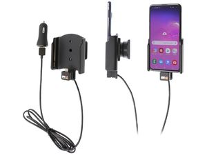 Brodit държач за кола за Samsung Galaxy S10e без калъф, със запалка за цигари/USB зареждане