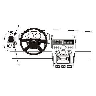 Brodit ProClip montážní konzole pro Ford Mondeo 01-07, vlevo