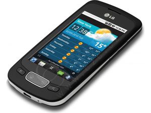 LG P500 Optimus One fekete