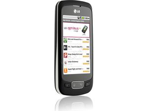 LG P500 Optimus One fekete