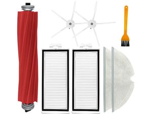 Комплект четки, филтър и моп за Roborock Q7 Max, Q7 Max+, T8, бял