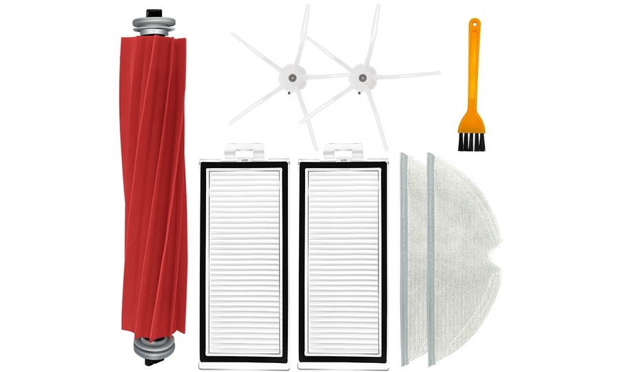 Комплект четки, филтър и моп за Roborock Q7 Max, Q7 Max+, T8, бял