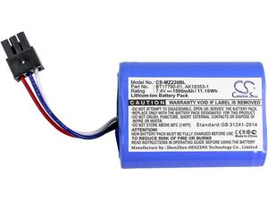 Baterie pentru Zebra Imz320, Mz220, Mz320, Mz420I, 1500 mAh, Li-Ion