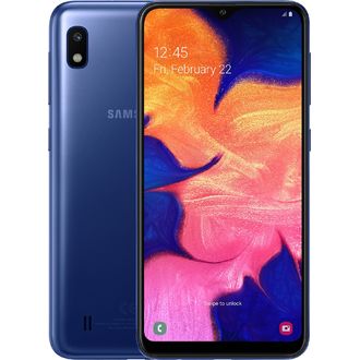 Samsung Galaxy A10, modrá