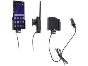 Brodit autós tartó Huawei P30 Pro készülékhez tok nélkül, szivargyújtóval/USB töltéssel