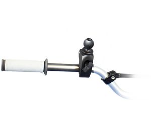 RAM Mounts Tough-Claw kis bilincs kézi rögzítéssel 15,9-38,1 mm átmérőhöz, 1"-os csapszeggel, RAP-B-400U