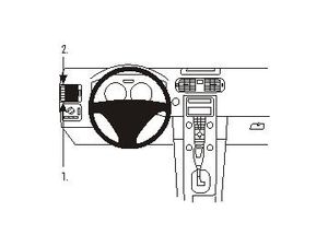Brodit ProClip pro Volvo C30 07-15/C70 06-15/S40 04-12/V50 04-12, vlevo