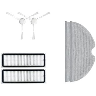 Set de perii, filtre, mopuri pentru Xiaomi Mi Mi Robot Vacuum Mop 2, Mop 2 Pro Plus, Xiaomi Dreame 1C, alb