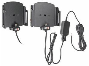 Brodit suport auto reglabil, lățime 75-89mm, grosime 9-13mm, MicroUSB, 2.1A, instalare ascunsă