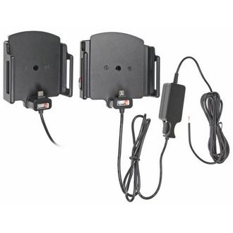 Brodit suport auto reglabil, lățime 75-89mm, grosime 9-13mm, MicroUSB, 2.1A, instalare ascunsă