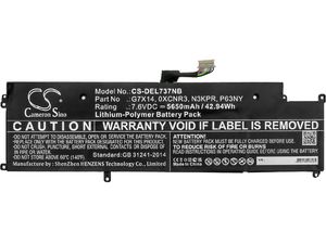 Baterie pentru Dell Latitude 13 7370 (eq. Dell P63NY), 5650 mAh