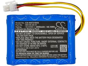 Akkumulátor Gardena Sileno+, Sileno City 250, Husqvarna Automower 420, 315 és másokhoz, 2600 mAh, Li-Ion