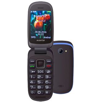 Aligator V400 Dual SIM,černá/modrá