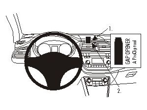 Brodit ProClip rögzítő konzol Suzuki SX4 S-Cross 14-21